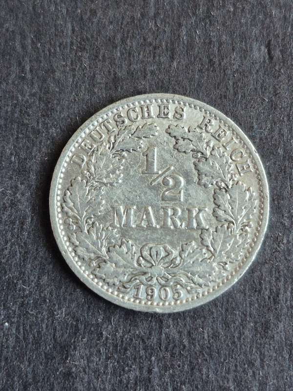 Deutsches Reich 1/2 Mark 1905