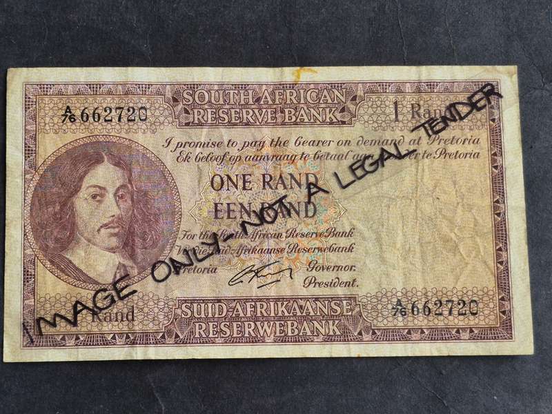 G Rissik One Rand 1st issue 1962