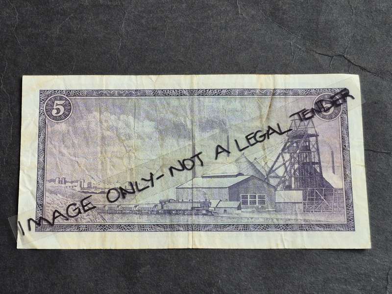 TW de Jongh Five Rand 3rd issue 1975