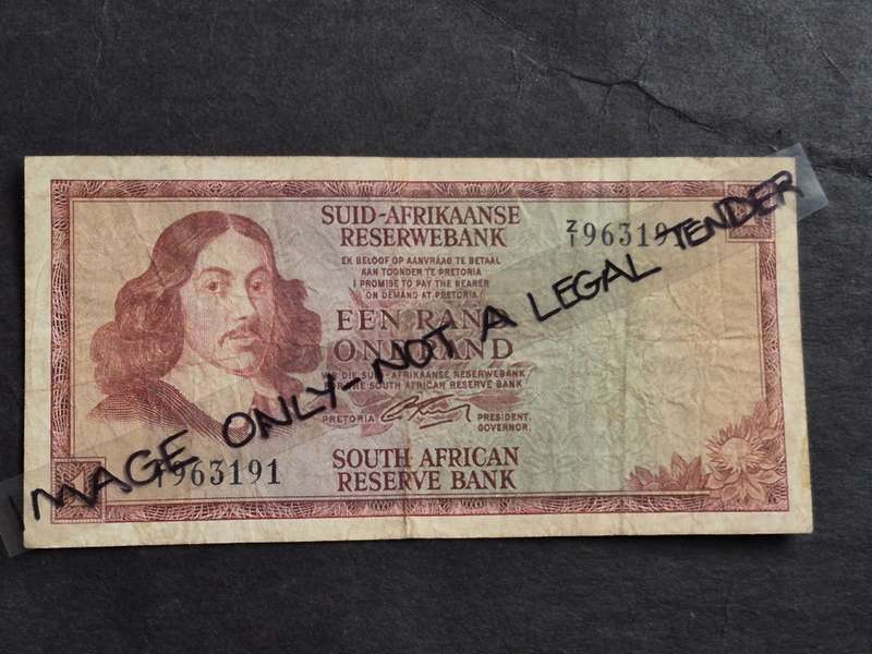 G Rissik One Rand Replacement Note Z1