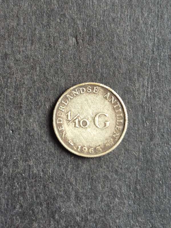 Nederlands 1/10 Gulden 1963