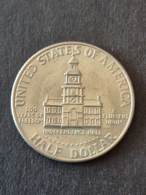 USA Kennedy Half Dollar 1976D