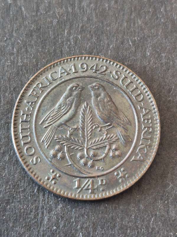 Union Farthing 1942 (excellent condition)