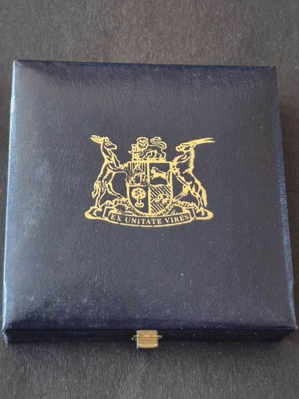 Presidential Inauguration Silver One Rand 1994 Proof