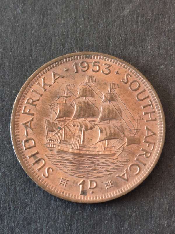 Union Penny 1953 EF+/UNC