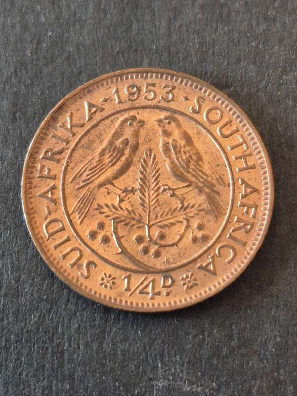 Union Farthing 1953 (very nice condition)
