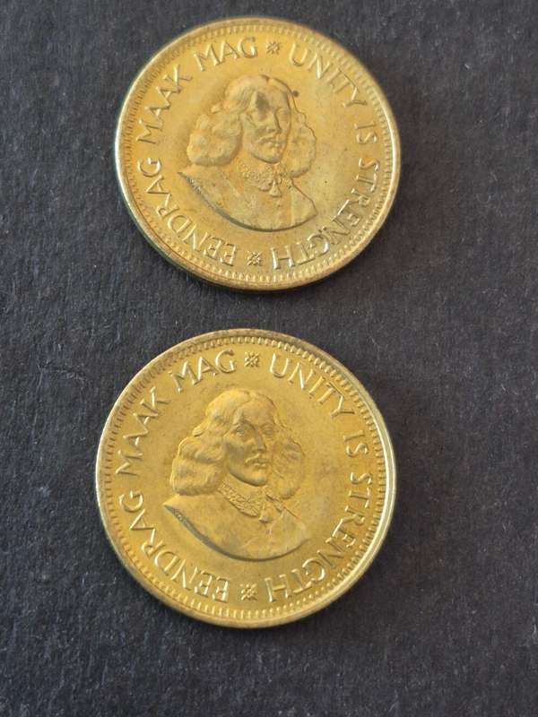 2 x Republic 1/2 Cents 1964 UNC