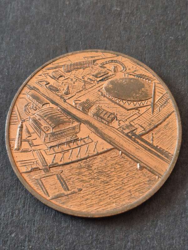 Festival of Britain Bronze Medallion 1951 38mm x 38mm