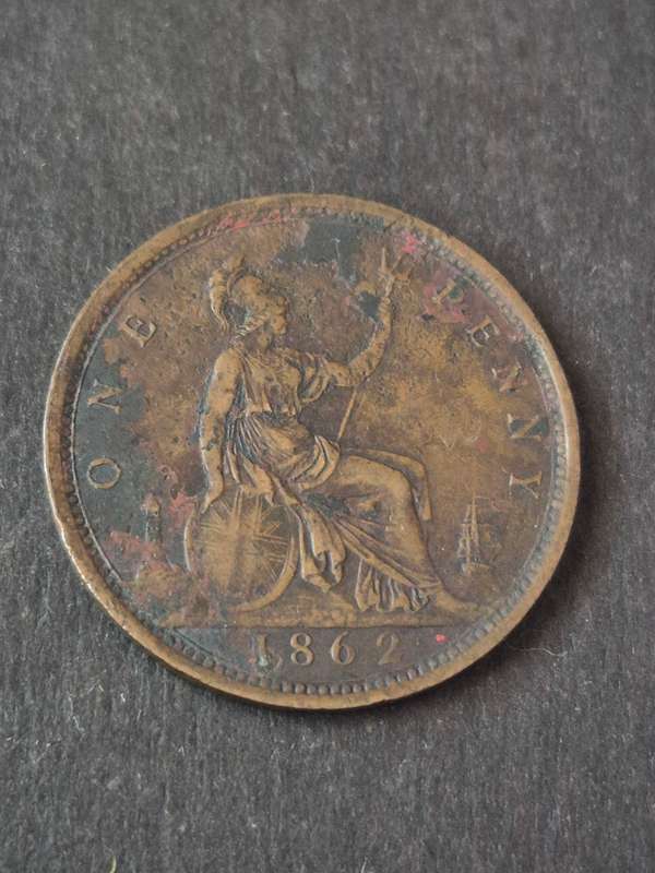 UK Penny 1862