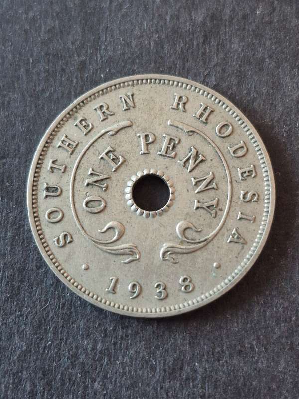 Southern Rhodesia One Penny 1938