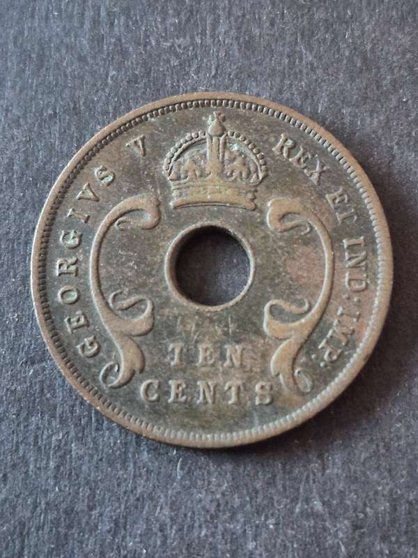 East Africa 10 Cents 1925
