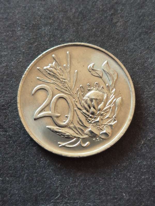 Republic 20 Cents 1971 (scarce date)