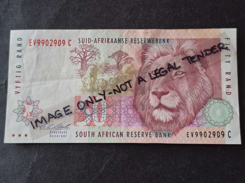 CL Stals Fifty Rand 2nd issue 1992