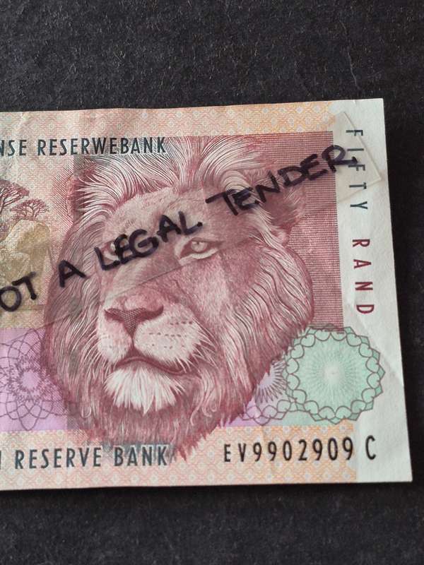 CL Stals Fifty Rand 2nd issue 1992