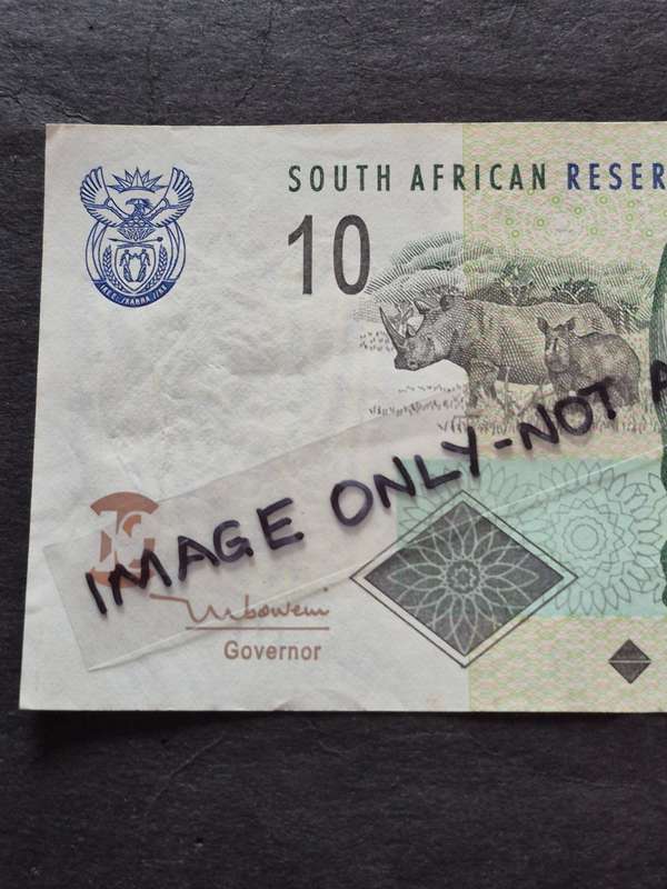 TT Mboweni Ten Rand 1st issue 1999