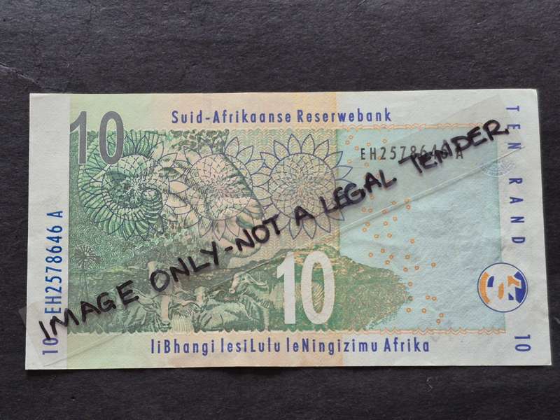 TT Mboweni Ten Rand 1st issue 1999