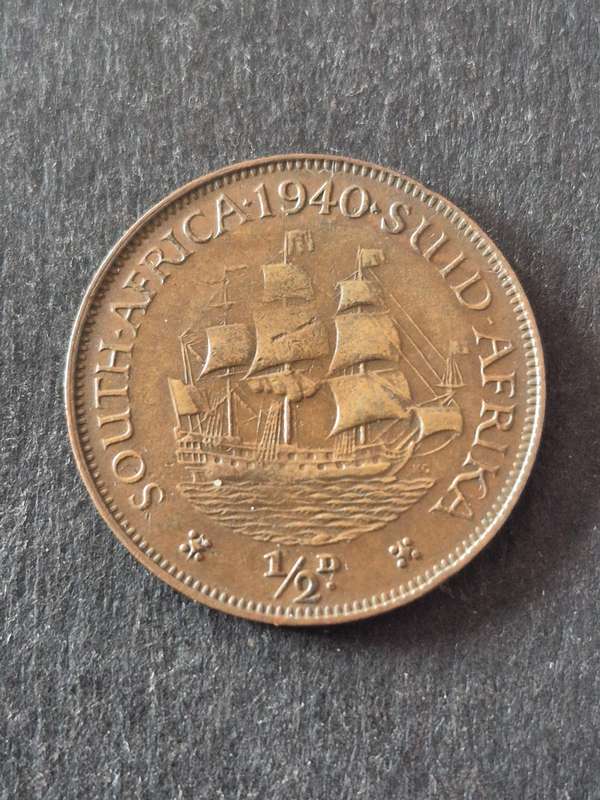 Union 1/2 Penny 1940