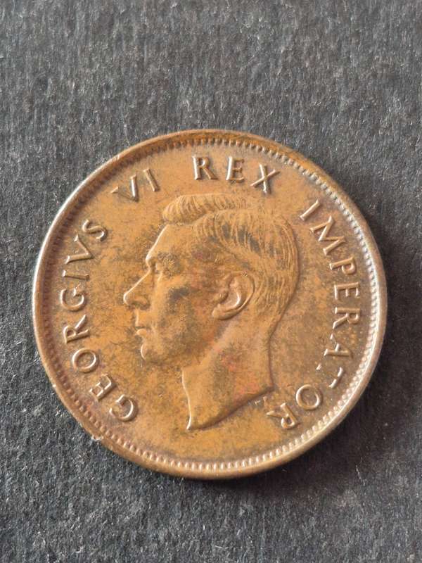 Union 1/2 Penny 1942