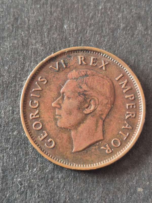 Union 1/2 Penny 1945