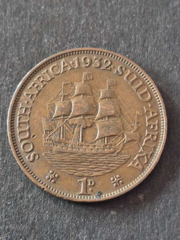 Union One Penny 1932