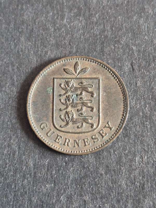 Guernsey One Double 1893 (nice condition)