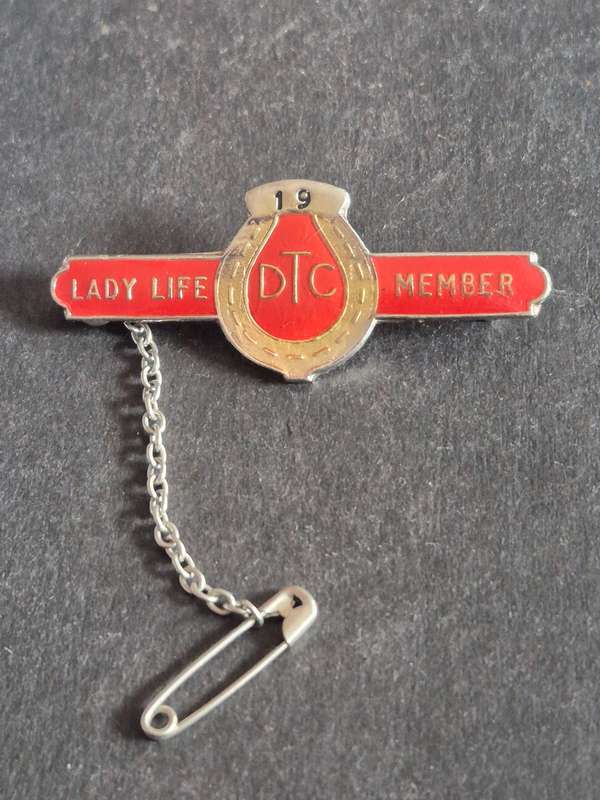 Durban Turf Club Lady Life Member Badge