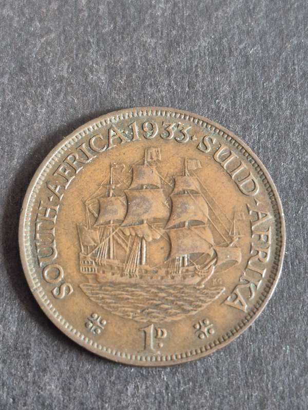Union One Penny  1933