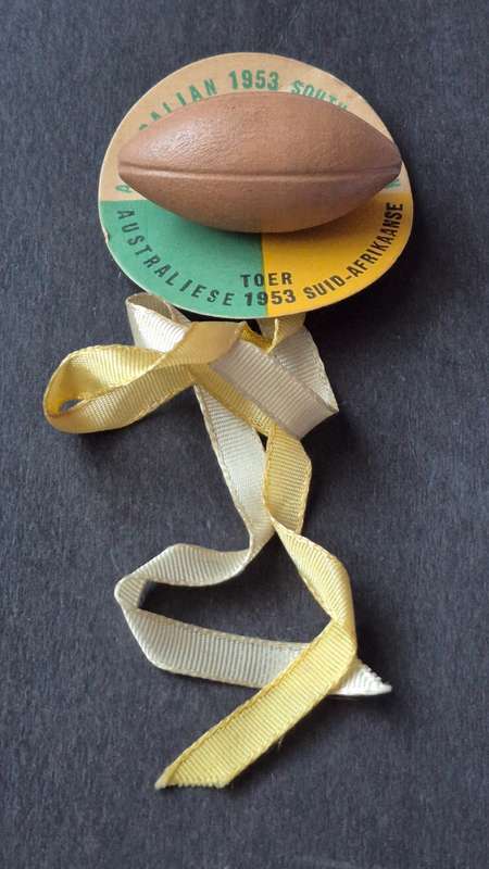 Australia Rugby Tour of SA 1953 Badge