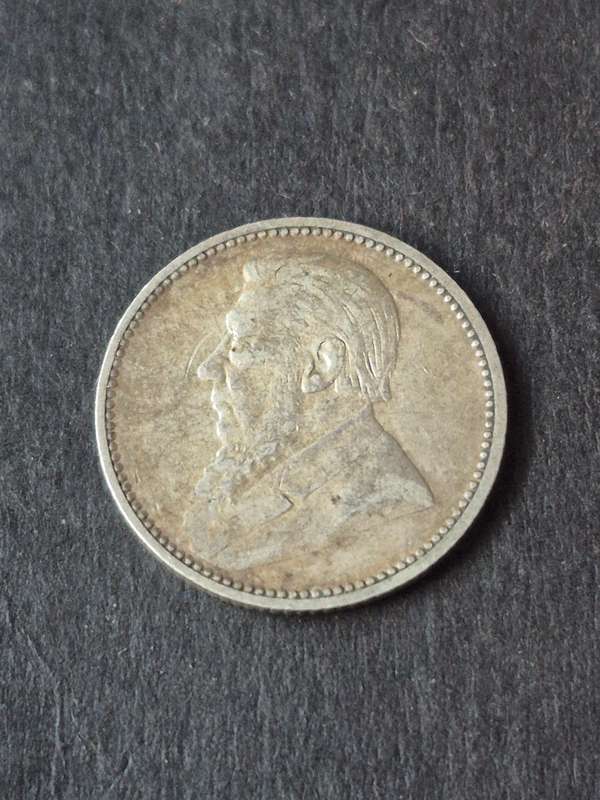 ZAR Sixpence 1896