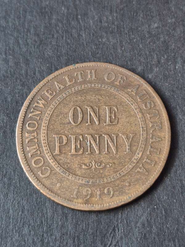 Commonwealth of Australia One Penny 1919