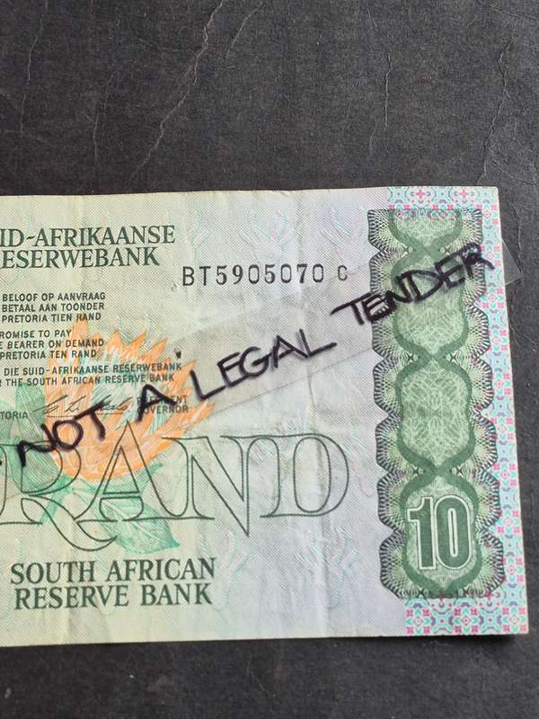 CL Stals Ten Rand 1st issue 1990