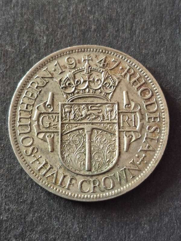 Southern Rhodesia Half Crown 1947
