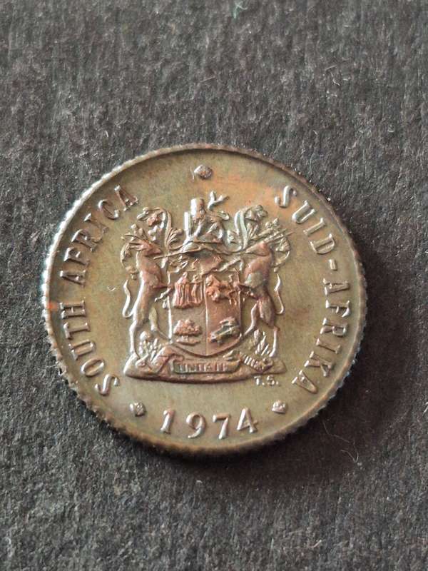 Republic 1/2 Cent 1974 UNC