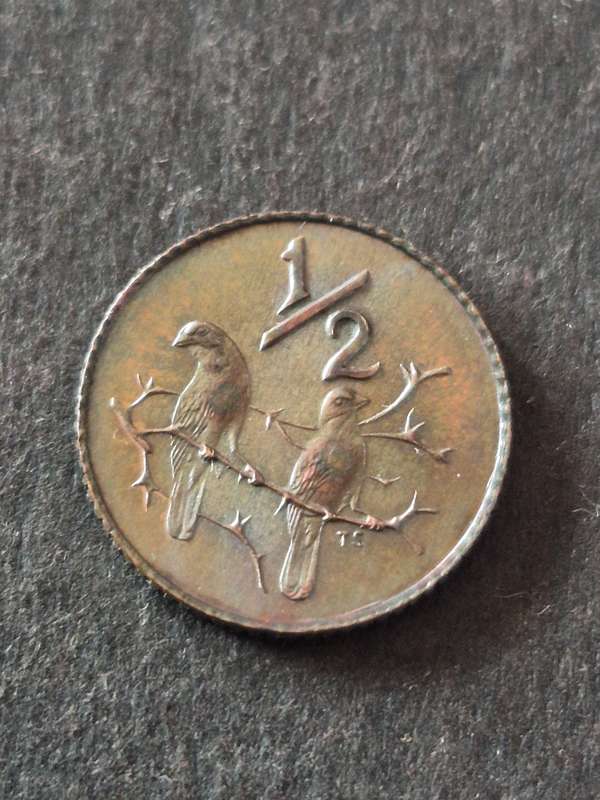 Republic 1/2 Cent 1974 UNC