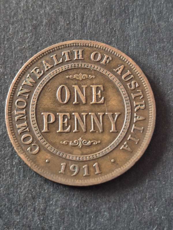 Commonwealth of Australia One Penny 1911
