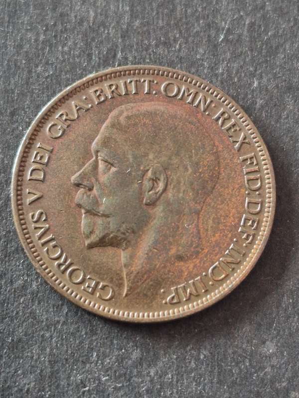 UK One Penny 1927 (excellent condition)