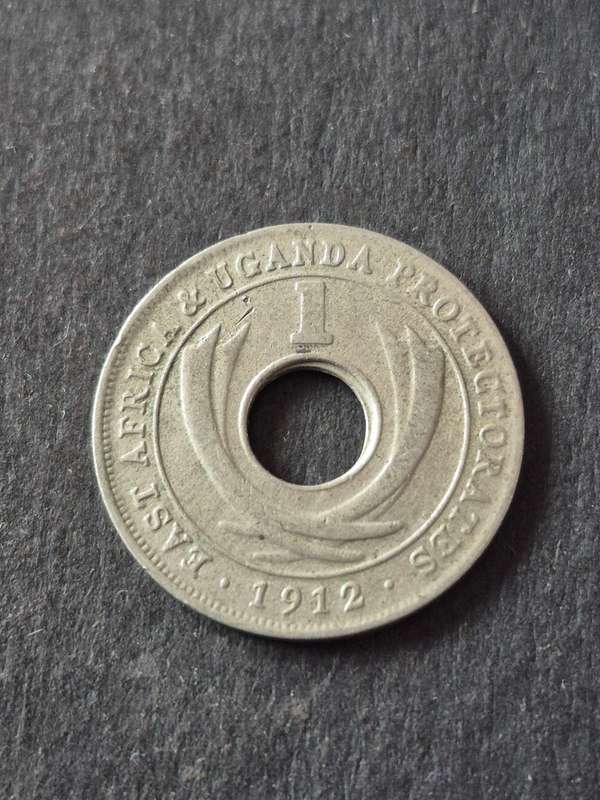 East Africa and Uganda Protectorates One Cent 1912