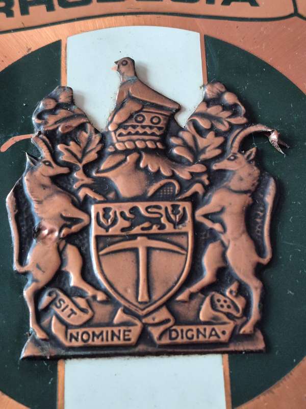Rhodesian Coat of Arms Plaque