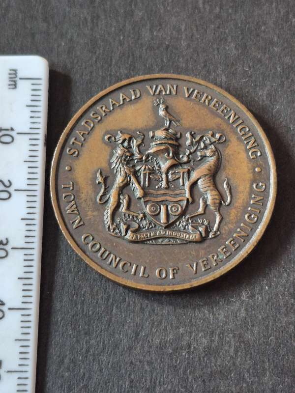 Bronze Medal- 50th Anniversary of the Union of SA Vereeniging 1910-1960