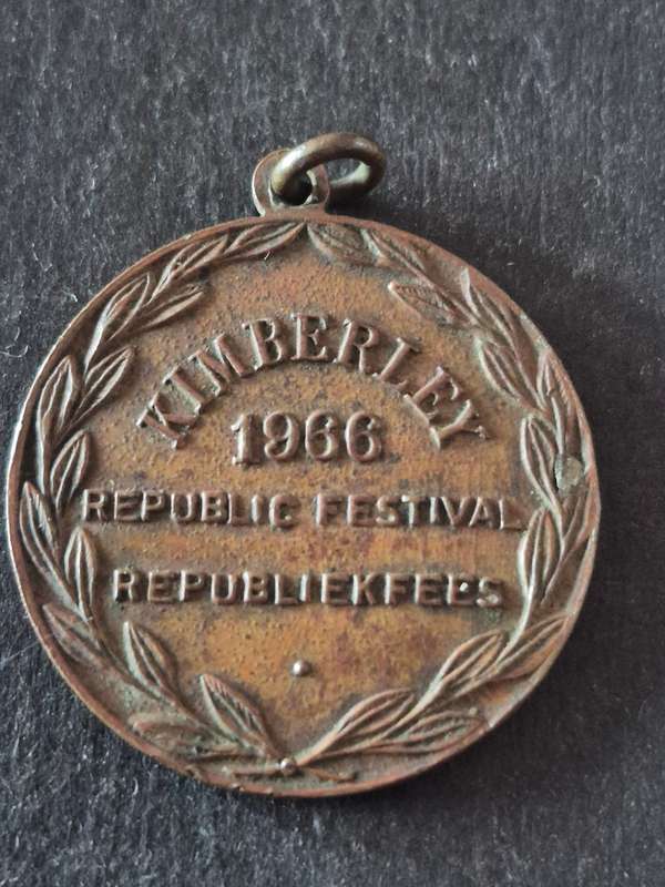 Kimberly Republic Festival (5 years) 1966 Bronze Medallion
