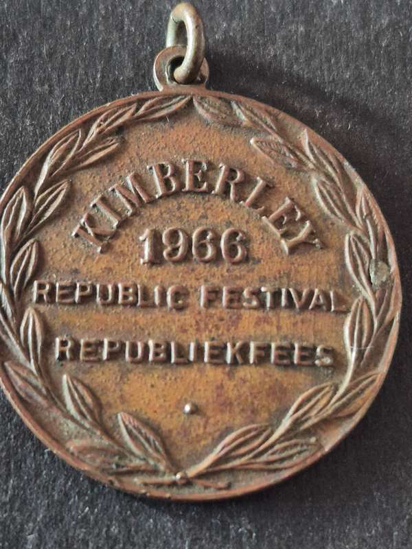 Kimberly Republic Festival (5 years) 1966 Bronze Medallion