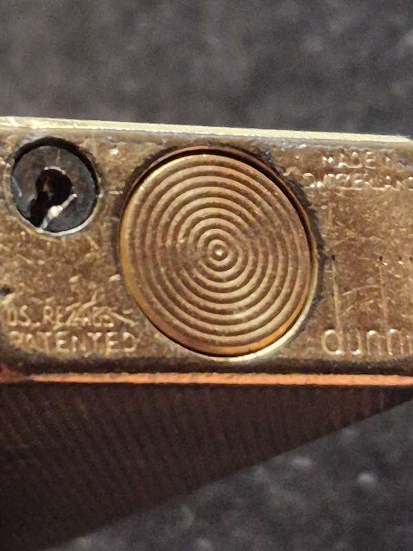 Vintage Dunhill Lighter (nice condition) engraved- needs flint /gas