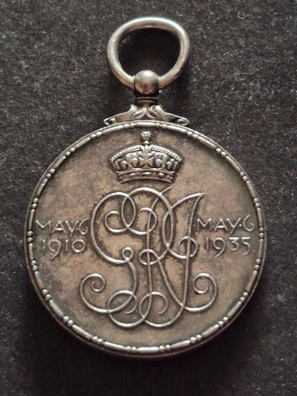 Silver Jubilee Medal King George V and Queen Mary 1935