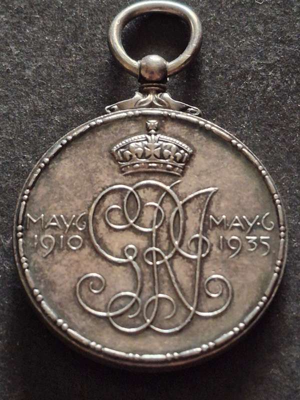 Silver Jubilee Medal King George V and Queen Mary 1935
