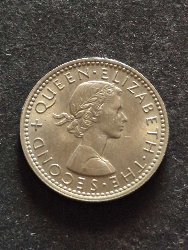 Rhodesia and Nysaland Sixpence 1963 UNC (scarce date)