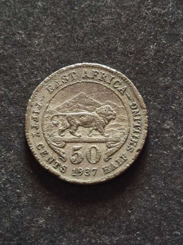 East Africa 50 Cents 1937