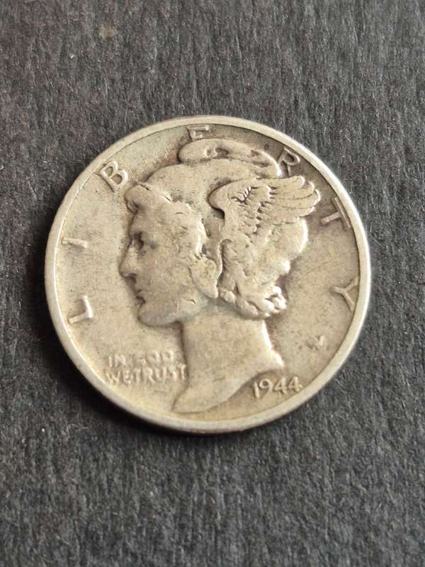 USA Mercury Dime 1944