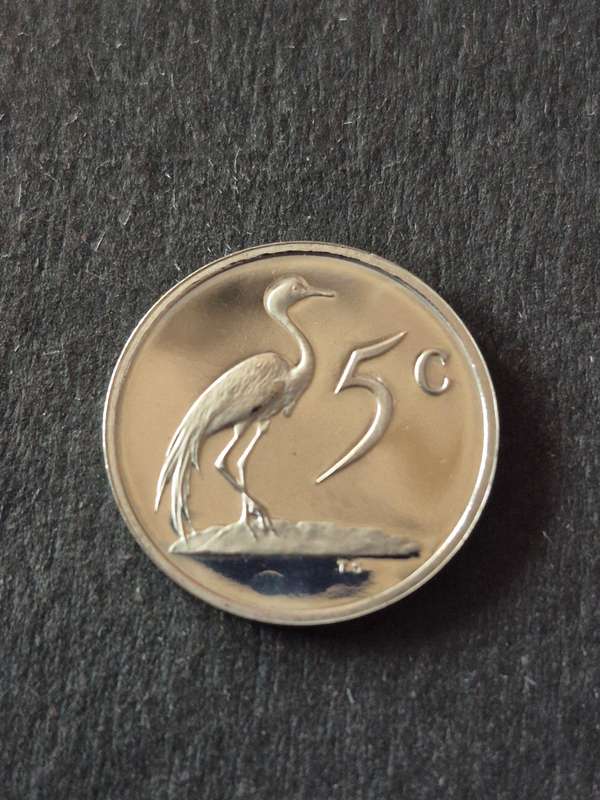 Republic 5 Cents 1989 (scarce date) excellent condition