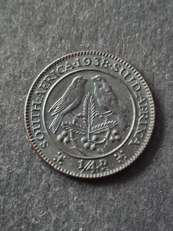 Union Farthing 1938 (excellent condition)
