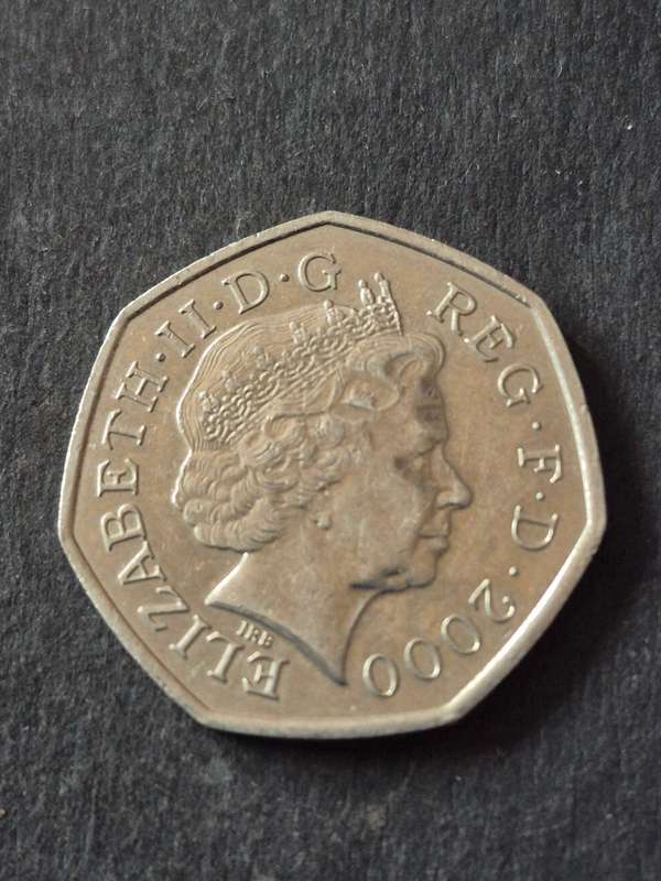 UK Fifty Pence Public Libraries 2000